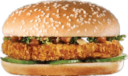 Chicken Saté burger
